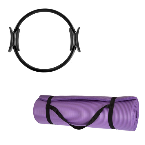Pilates Toning Ring and Yoga Mat Set - Wakeman
