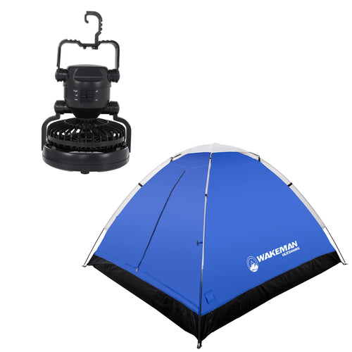 2-Person Tent with Removable Rain Fly and Carry Bag - Wakeman