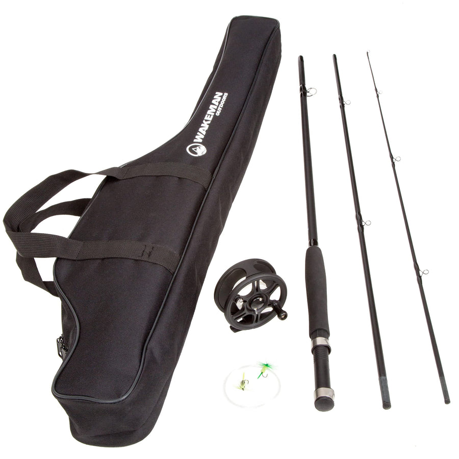 Charter Series Fly Fishing Rod and Reel Combo - Wakeman