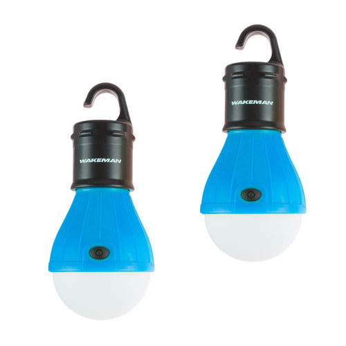 2-Pack of Portable LED Tent Light Bulbs - Wakeman