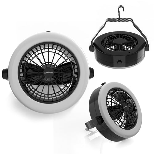 2-In-1 Camping Lantern with Fan - Wakeman