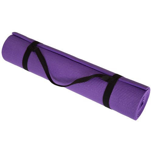 Yoga Mat - Thick Double-Sided Foam Gym and Workout Equipment - - Wakeman